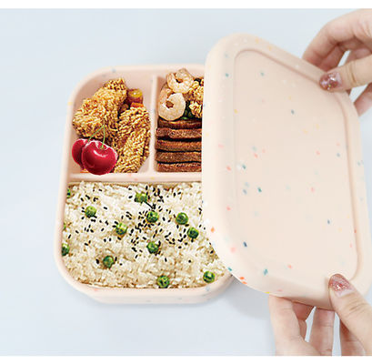 গুণ  Sustainable Silicone Food Storage Container For Students Workers ODM কারখানা