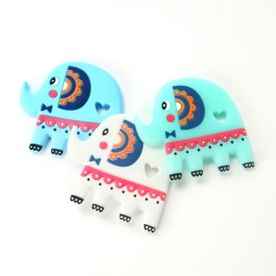 গুণ  Elephant Food Grade Silicone Baby Teether BPA Free With Customize Logo কারখানা