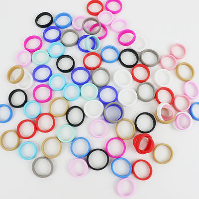 গুণ  BPA Free Food Grade Silicone Rubber O Rings Chewable For Children Girls কারখানা