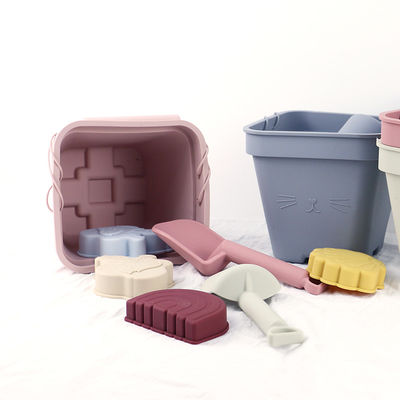 পাইকারি সিলিকন শিশুর খেলনা বালতি সেট সৈকত খেলনা