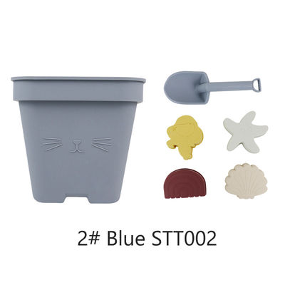 পাইকারি সিলিকন শিশুর খেলনা বালতি সেট সৈকত খেলনা