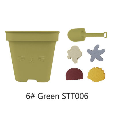 পাইকারি সিলিকন শিশুর খেলনা বালতি সেট সৈকত খেলনা