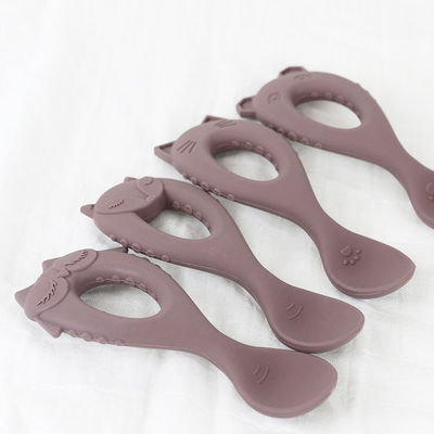 নতুন প্রাপ্তি শিশুর চামচ খাদ্য গ্রেড সিলিকন চামচ