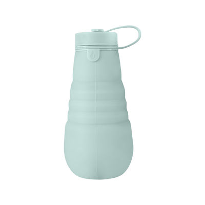 চলমান জন্য OEM ODM সিলিকন জল বোতল নরম ভাঁজযোগ্য 500Ml