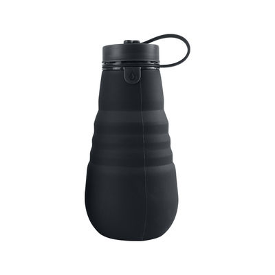 চলমান জন্য OEM ODM সিলিকন জল বোতল নরম ভাঁজযোগ্য 500Ml