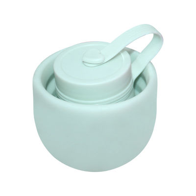 চলমান জন্য OEM ODM সিলিকন জল বোতল নরম ভাঁজযোগ্য 500Ml