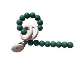 শিশু শিশু বাচ্চাদের খেলার জন্য কাস্টমাইজড সিলিকন টিথিং বিড ব্রেসলেট