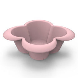 ফুলের আকৃতির সিলিকন বাটি শিশুর দুধ খাওয়ানোর জন্য অটুট সেট