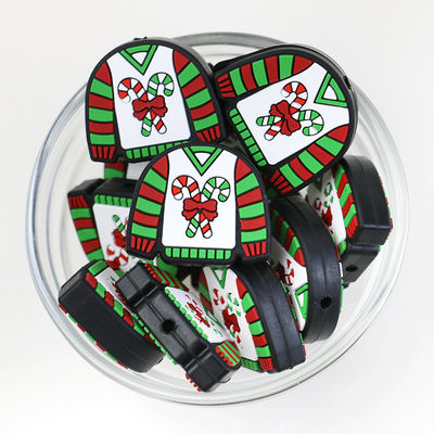 কাস্টম ক্রিসমাস সিলিকন ফোকাল পুঁতি