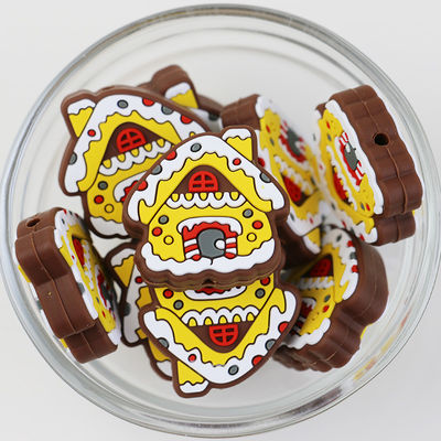 কাস্টম ক্রিসমাস সিলিকন ফোকাল পুঁতি