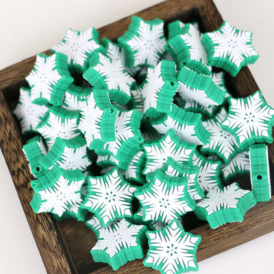 কাস্টম ক্রিসমাস সিলিকন ফোকাল পুঁতি