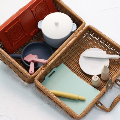 কারখানা নতুন আগমনের ভান খেলার সেট রান্নাঘর খেলনা মন্টেসরি শিক্ষা সিলিকা জেল রান্নাঘর সিলিকন খেলনা