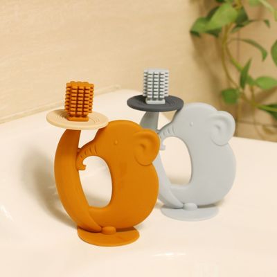 সিলিকন বেবি টিথার বিপিএ মুক্ত নরম টেক্সচার ব্যথা গামছা সান্ত্বনা দাঁত ত্রাণ সিলিকন টিথার শিশুর খেলনা জন্য নিরাপদ