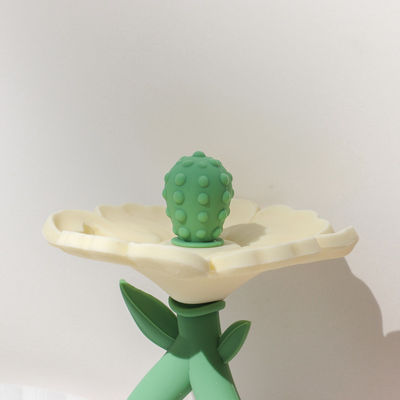 PAISEN কাস্টম ফুল শিশুর খাওয়ানো Teether Chew খেলনা খাদ্য গ্রেড শিশুর সিলিকন Teether Molar খেলনা শিশুর হাত Teether পণ্য