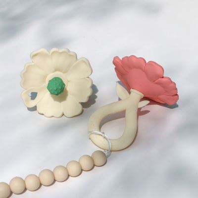PAISEN কাস্টম ফুল শিশুর খাওয়ানো Teether Chew খেলনা খাদ্য গ্রেড শিশুর সিলিকন Teether Molar খেলনা শিশুর হাত Teether পণ্য