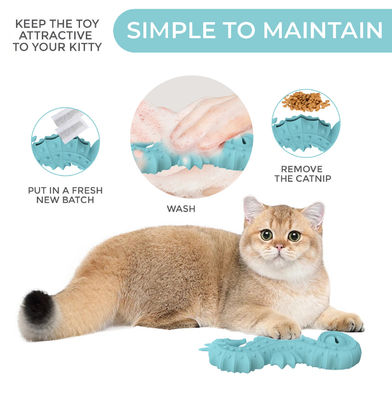 বিপিএ-মুক্ত সিলিকন সিহর্স পোষা খেলনা – পাজল স্লো ফিডার ও দাঁত ওঠার সময় চিবানোর খেলনা কুকুর ও বিড়ালের জন্য