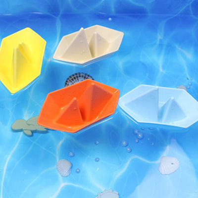 নতুন আগমন BPA নিরাপদ সিলিকন স্নান নৌকা খেলনা পরিষ্কার করা সহজ বাচ্চাদের স্নান খেলনা খেলা শিক্ষামূলক সিলিকন স্নান ছেলেদের