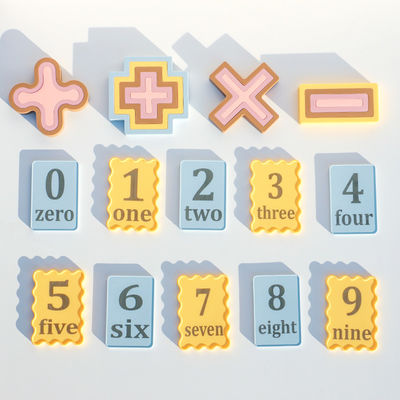 কাস্টম OEM ODM কাস্টম সিলিকন খেলনা শিশুদের জন্য লেজার সংখ্যা ছাপা ছোট বোর্ড 10pcs প্যাক শিশুদের জন্য শিক্ষামূলক খেলনা সেট