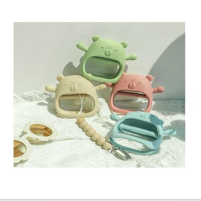 PAISEN কাস্টম নরম Teether খেলনা Teething গ্লাভস নবজাতক BPA বিনামূল্যে শিশুর সিলিকন Teething শিশুর জন্য Mitten