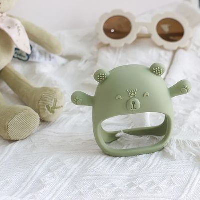 PAISEN কাস্টম নরম Teether খেলনা Teething গ্লাভস নবজাতক BPA বিনামূল্যে শিশুর সিলিকন Teething শিশুর জন্য Mitten
