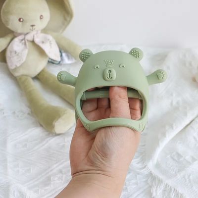 PAISEN কাস্টম নরম Teether খেলনা Teething গ্লাভস নবজাতক BPA বিনামূল্যে শিশুর সিলিকন Teething শিশুর জন্য Mitten