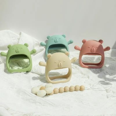PAISEN কাস্টম নরম Teether খেলনা Teething গ্লাভস নবজাতক BPA বিনামূল্যে শিশুর সিলিকন Teething শিশুর জন্য Mitten