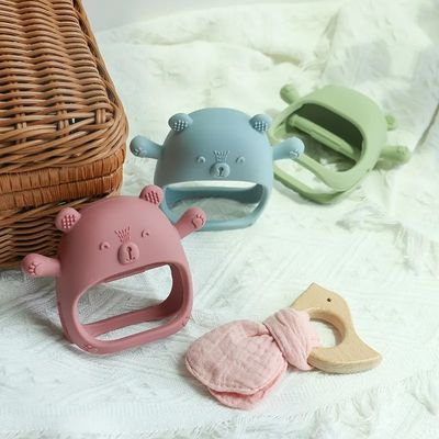 PAISEN কাস্টম নরম Teether খেলনা Teething গ্লাভস নবজাতক BPA বিনামূল্যে শিশুর সিলিকন Teething শিশুর জন্য Mitten