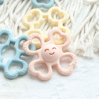 PAISEN BSCI Rattle Baby Teether Ball Toy BPA Free সিলিকন সফট বল 6 মাস বয়সী শিশুর জন্য Teether ধরে রাখা সহজ