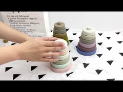 পরিবেশ বান্ধব মেডিকেল গ্রেড উপাদানের সাথে রঙিন মাল্টি ফাংশনাল বেবি সিলিকন খেলনা